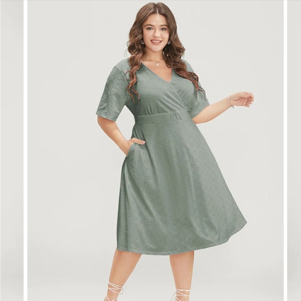 NWT BloomChic green dress 14/XL